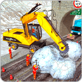Snow Plow Heavy Excavator Crane: Snow Cutter Sim icon