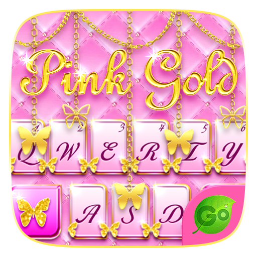 Pink Gold GO Keyboard Theme icon