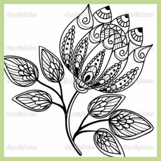 Example of Drawing Flowers icon