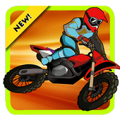 Moto crossing hill game icon
