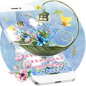 Colorful Flowers Keyboard