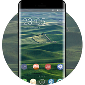 Theme for narural grassland one plus6 icon