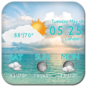 Weather &amp; Clock Widget icon
