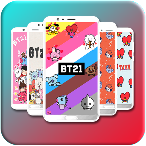 cute bt21 wallpapers hd background icon