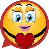 ملصقات واتس حب أيقونة