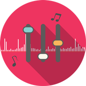 music studio editor DJ mixer icon