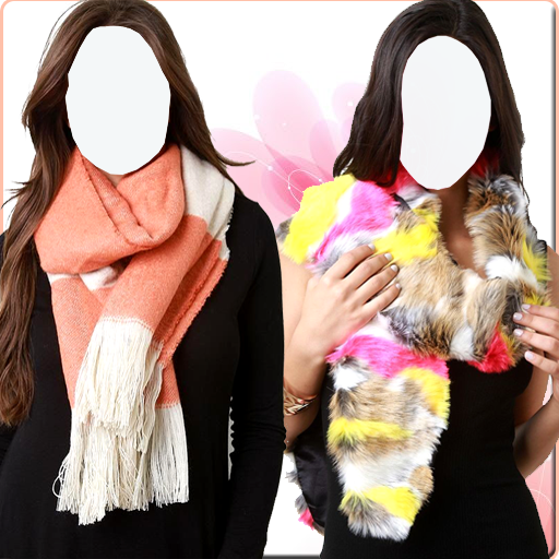 Women Winter Scarfs Photo Suit icon