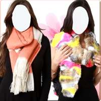 Women Winter Scarfs Photo Suit