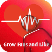 Get Fans Followers : Like Share Subscriber icon