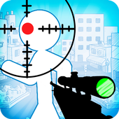 Stickman sniper : Tap to kill icon