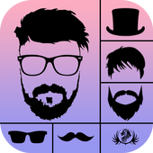 Men Stylish Beard, Hair Photo Editor icon