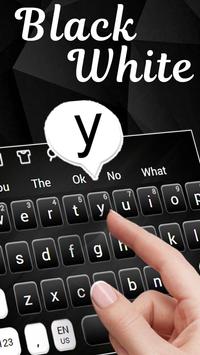 Classic Black White Keyboard screenshot 3