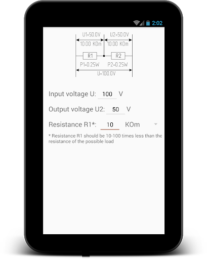 Calculator of resistance connection calculation screenshot 8