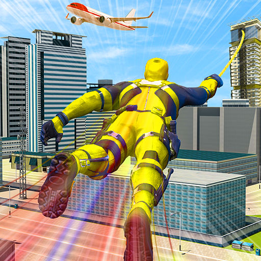 Superhero Rope Crime City Game icon
