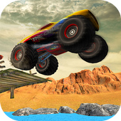 Uphill Monster Truck Racing 2018: Offroad Driving icon