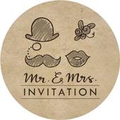 Mr and Mrs Invitation icon