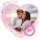 Vidsta - video song status for social media icon