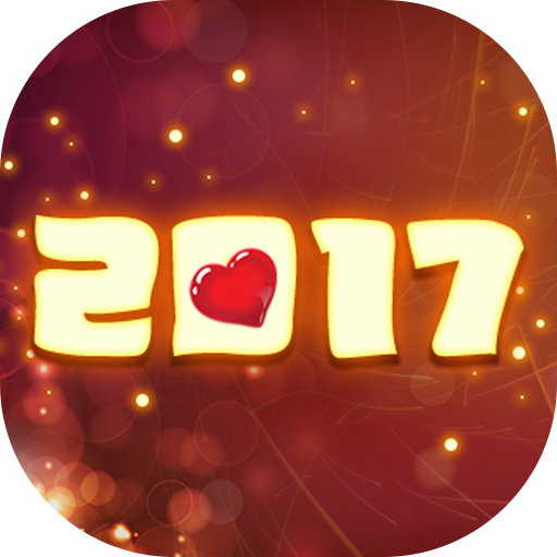 Happy 2017 New Year Keyboard Theme icon