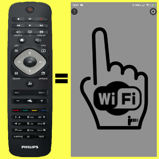 Remote Philips TV(< 2015) WiFi icon