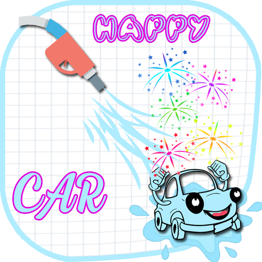 Happy Car Game ! Draw a line to fill a car icon