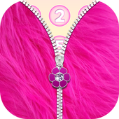 Fur Zipper Lock Screen icon