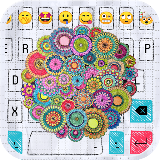 Coloring Book Emoji Keyboard Wallpaper иконка