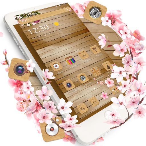 Wood Style Life Business Theme icon