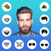 Man Hair Mustache Style иконка