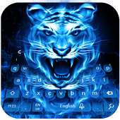 Teclado Tiger Blue Flame on 9Apps