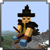 Magic School Craft. Witchcraft icon