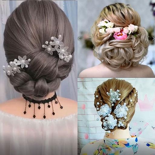 Buns Hairstyle - Video Step By Step Offline icon