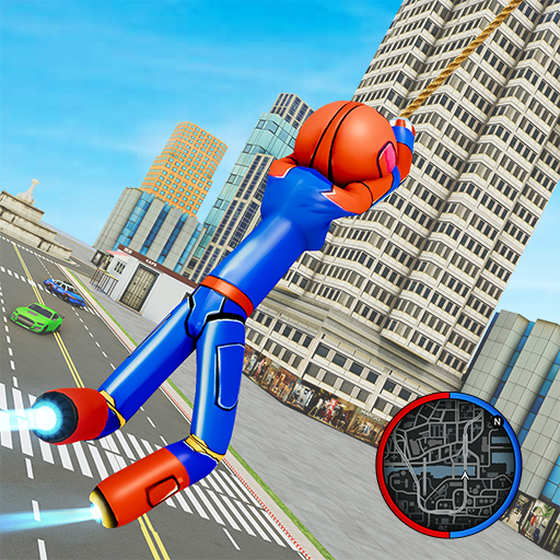 Stickman Spider Hero Robot - V icon