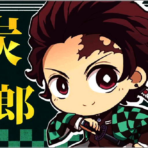 Tanjirou محاربة Kimetsu أيقونة