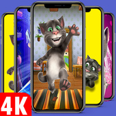 My  Wallpaper Talking Cat With Friends 4k icon