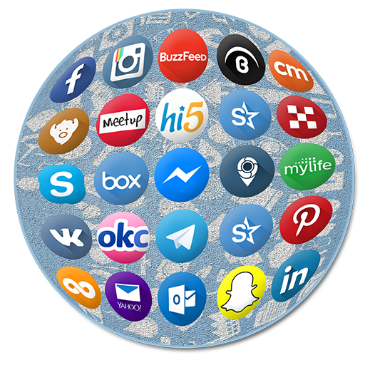 Social Networks : All in one Social Media Classic icon