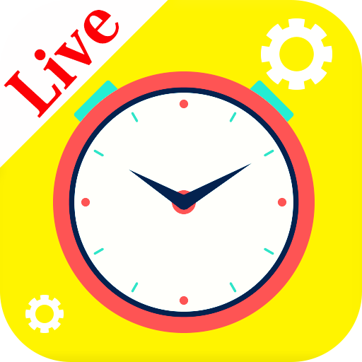 Night Clock Lock Screen, 3D Wallpapers Live 2019 أيقونة