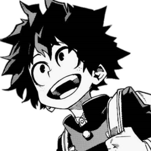 How to draw MHA characters icon