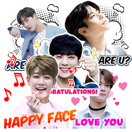 Chat Sticker WA Astro Kpop Boy Band WAStickerApps icon