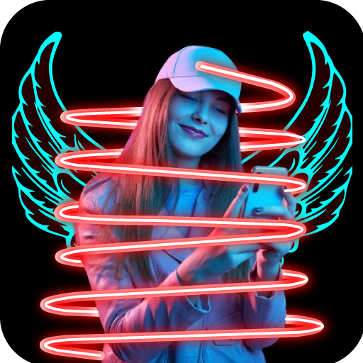 Neon Spiral Smart Photo Editor - Hero Neon Effects icon