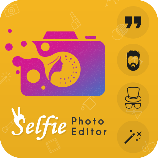 ตัวแก้ไขภาพ Selfie: เคราแต่งหน้ารอยสัก icon