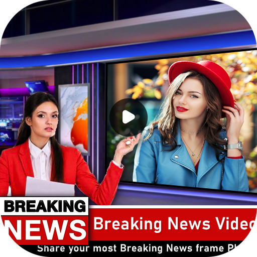 Breaking News Video Maker - Breaking Photos Maker icon