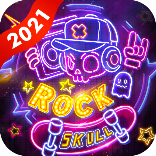 Neon Light Live Wallpaper &amp; Launcher Themes icon