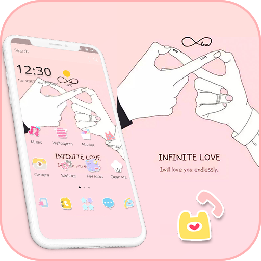 Pink Infinite Love Theme icon
