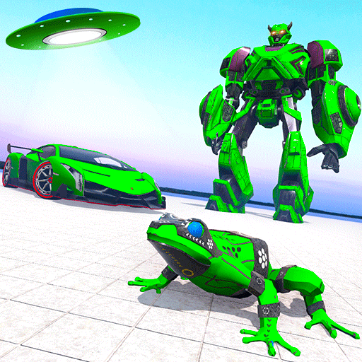 Frog Robot Car Game: Robot Transforming Games icon