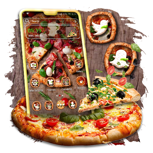 Pizza Launcher Theme icon