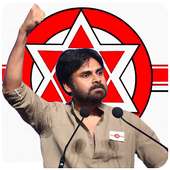 Pavan Kalyan Janasena stickers for watsup on 9Apps