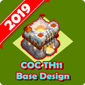 COC Town Hall 11 Base Design icon