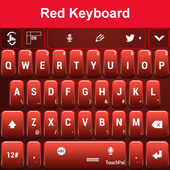 Red Keyboard أيقونة