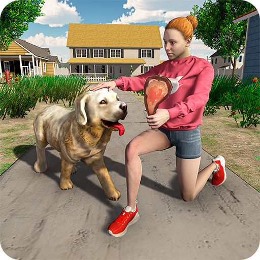 Virtual Dog Simulator - Dog Town Family Pet Games icon