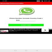 whatsapp to unsaved number icon